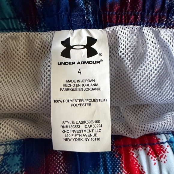 Under Armour Blue and Red Camo Shorts NWOT - Picture 4 of 4